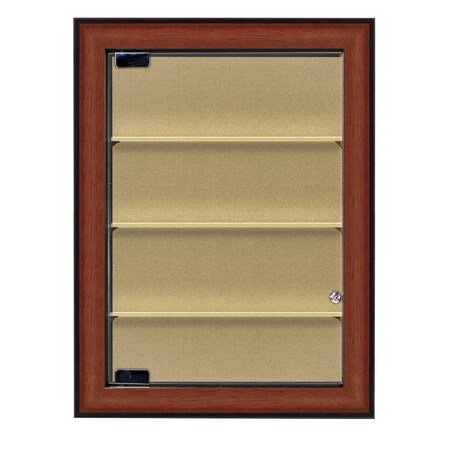 United Visual Products Indoor Enclosed Combo Board, 72"x36", Bronze Frame/Grey & Cork UVCB7236BZ-GREY-CORK